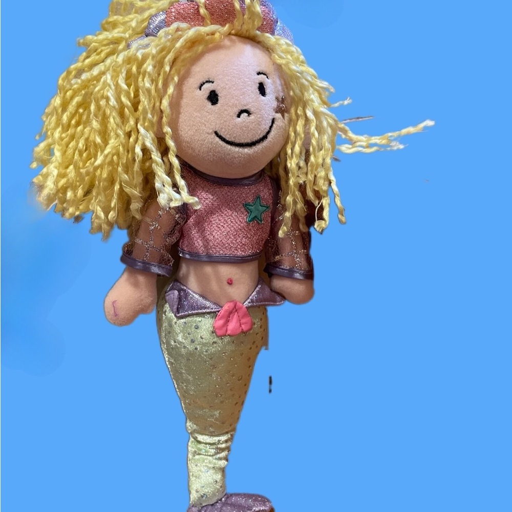 Jellycat London Mermaid Plush Doll 13” Plush Head to Tail